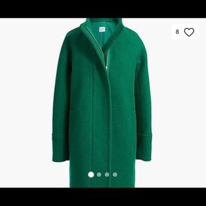 J Crew Emerald Green Pea Coat